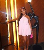 Halter Neck Mini Dress,Vestido Clothing Party Dress,Date Night Outfits,Birthday Outfits,Women Club Outfits,Cute Dress,Streetwear,Concert Outfit,Autumn Clothing,Back To School Clothes,Halloween Dress - Image 3