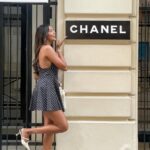 Women's Fashionable Polka Dot Halter Tie Sexy A-Line Mini Dress - Image 5