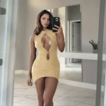 Women Sexy Mini Dress Summer Solid Color Fashion Hollow Out Sleeveless Bodycon Party Dresses Casual Elegant - Image 4