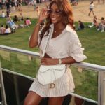 Striped Oversized Shirt & Pleated Mini Skirt Set - Sweet-Edgy Crop Waist, Lazy Vibe Streetwear, Sparkly Rhinestones for Full Vibe