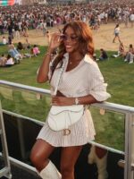 Striped Oversized Shirt & Pleated Mini Skirt Set - Sweet-Edgy Crop Waist, Lazy Vibe Streetwear, Sparkly Rhinestones for Full Vibe