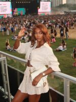 Striped Oversized Shirt & Pleated Mini Skirt Set - Sweet-Edgy Crop Waist, Lazy Vibe Streetwear, Sparkly Rhinestones for Full Vibe - Image 2