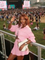 Striped Oversized Shirt & Pleated Mini Skirt Set - Sweet-Edgy Crop Waist, Lazy Vibe Streetwear, Sparkly Rhinestones for Full Vibe - Image 5