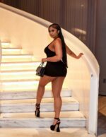 Y2K Hot Girl Metal Ring Grommet Halter Dress Sexy Low Cut Bodycon Mini Club Dress For Night Out - Image 3