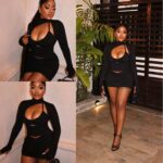 Cutout Long Sleeve 3 Piece Mini Dress Set | Night Out Party Outfit