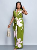 Plus-size spring and summer fashion clothing, elegant and sexy, suitable for Valentine's Day, wedding season parties, music festivals, beaches, seaside vacations, and romantic dates - Image 2