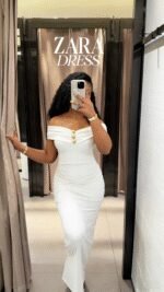 Elegant Off-the-Shoulder | Bodycon Maxi Dress - Your Sophisticated Date Night Essential - Image 3