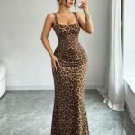 Corset Waist Ruched Bodycon Mermaid Evening Maxi Dress, Elegant Slim Sleeveless Banquet Dress
