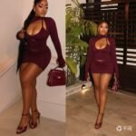 Cutout Long Sleeve 3 Piece Mini Dress Set | Night Out Party Outfit - Image 4